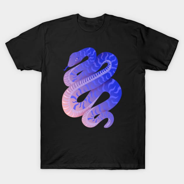 Night Serpent T-Shirt by LauraOConnor